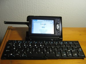 Palm T|X montada en teclado infrarrojo