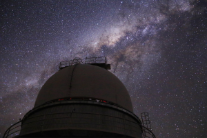 Danish telescope y Vía Láctea